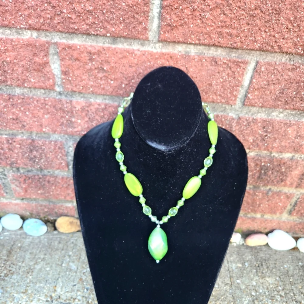 Vintage Cocktail Stone Necklace